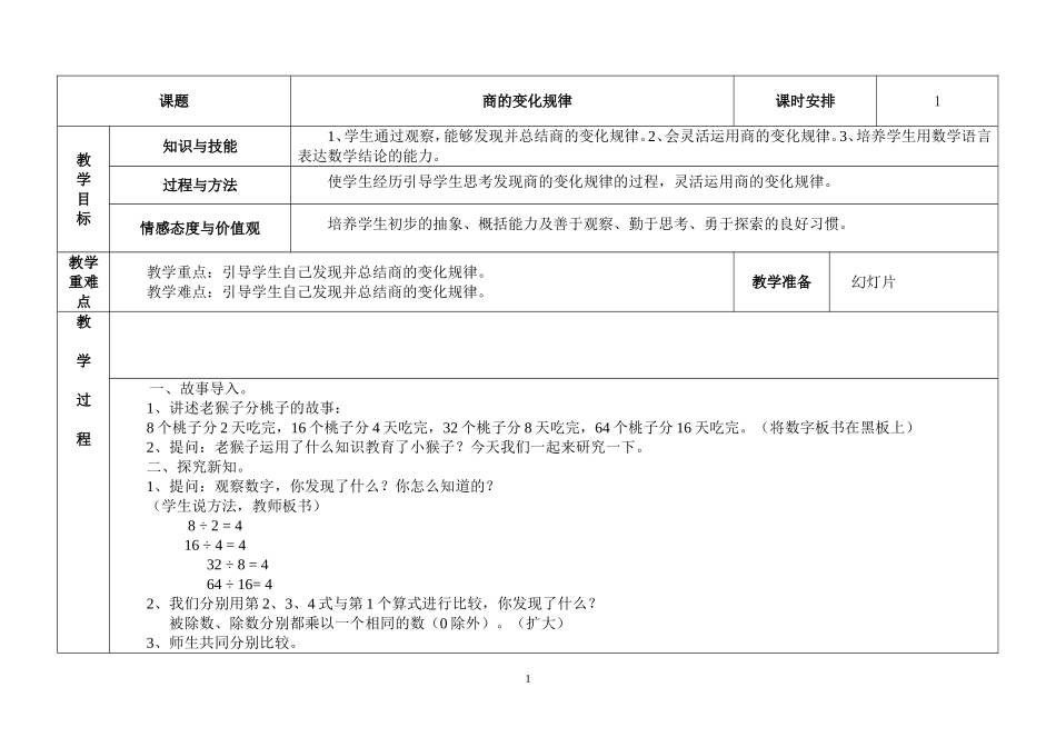 6商的变化规律_第1页