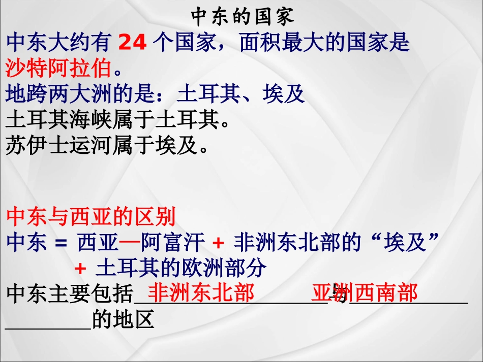 7.2中东早读课件_第1页