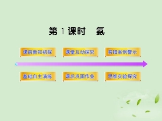 2012高中化学-4.4.1-氨课件-新人教版必修1