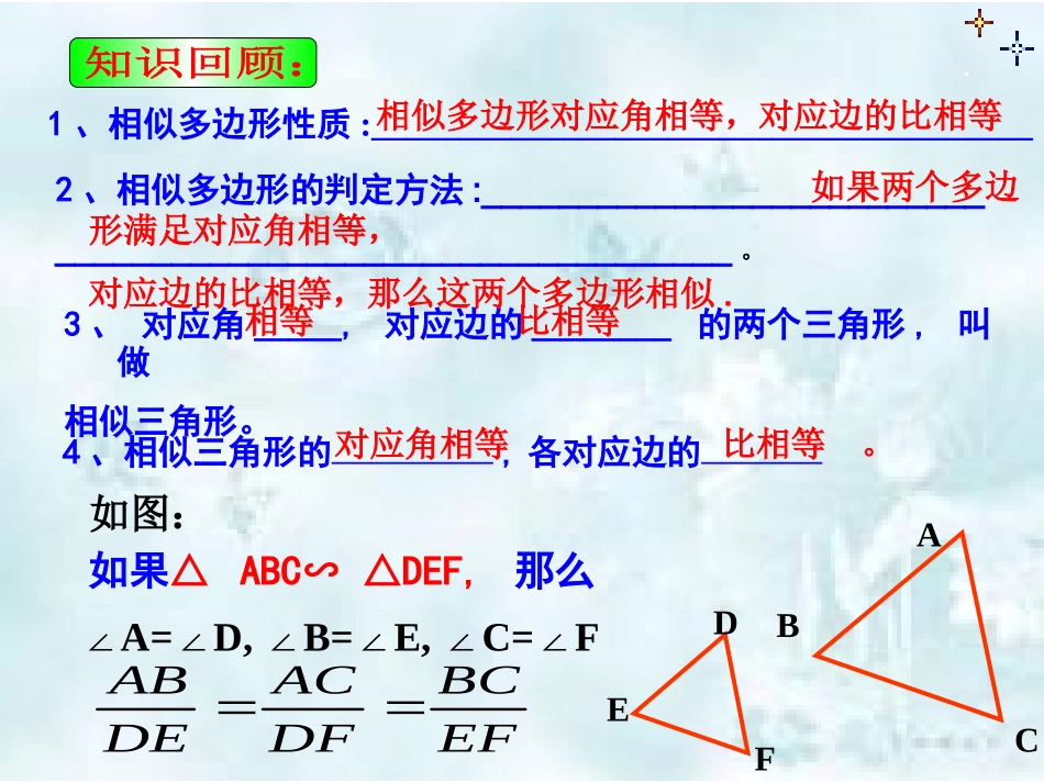 《相似三角形的判定》第一课时_第1页