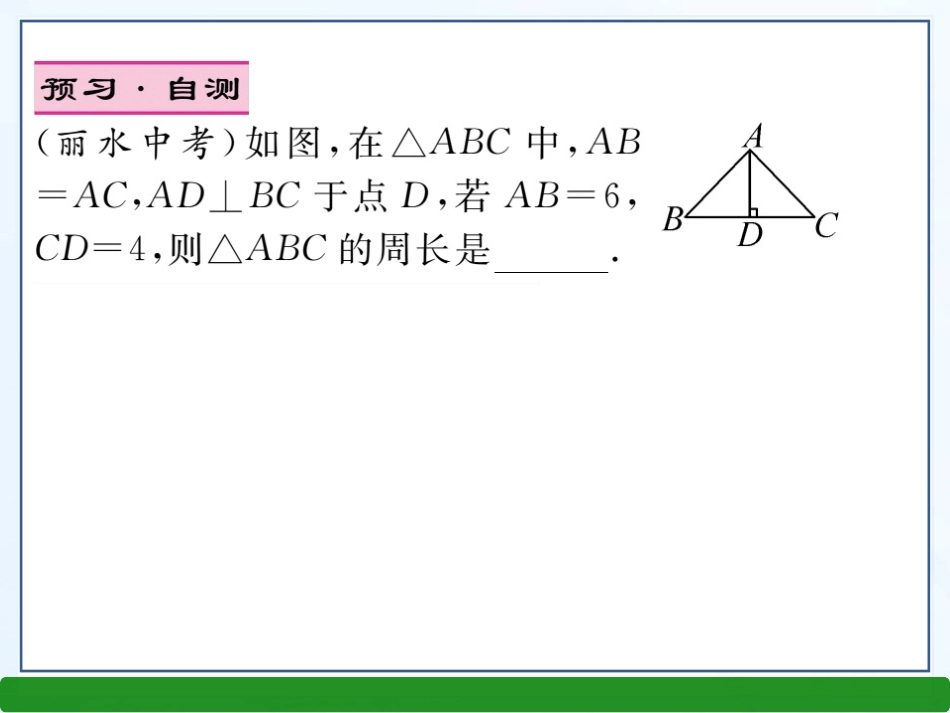 1.1作业.1.1-等腰三角形的性质_第3页