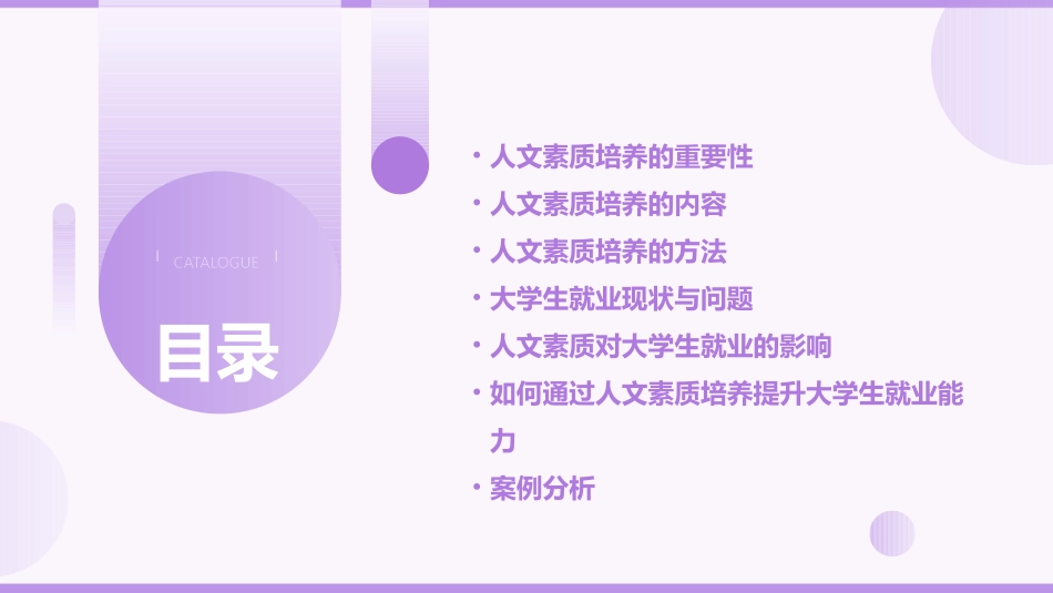 人文素质培养和大学生就业课件_第2页