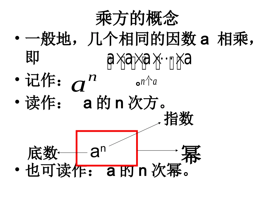 1.5.1复习有理数的乘方_第2页