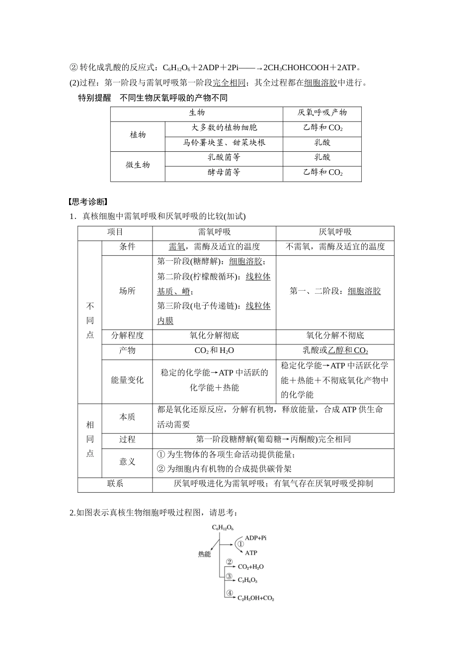 第2单元--第8讲-细胞呼吸_第2页