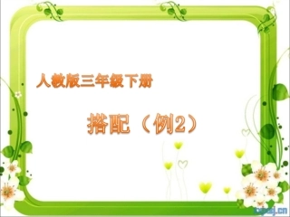 人教2011版小学数学二年级搭配-(2)