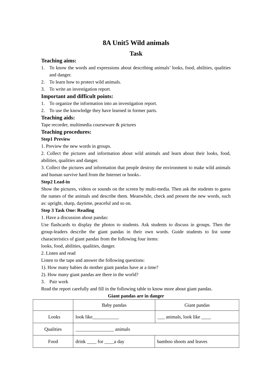 8AUnit5-Wild-animals_第1页
