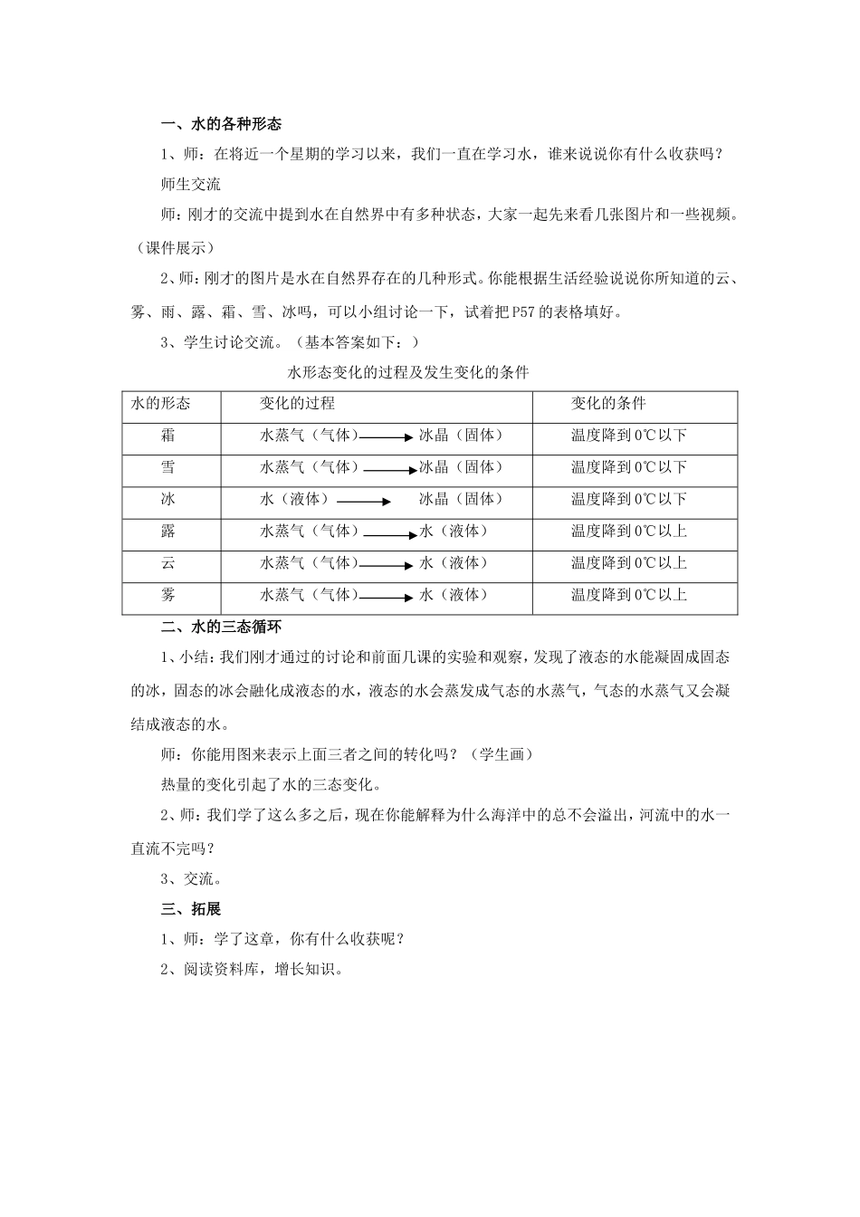 《23-水的三态变化》教案1_第2页