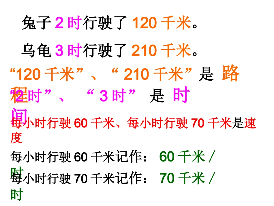 路程时间和速度1(北师大版)1_第3页