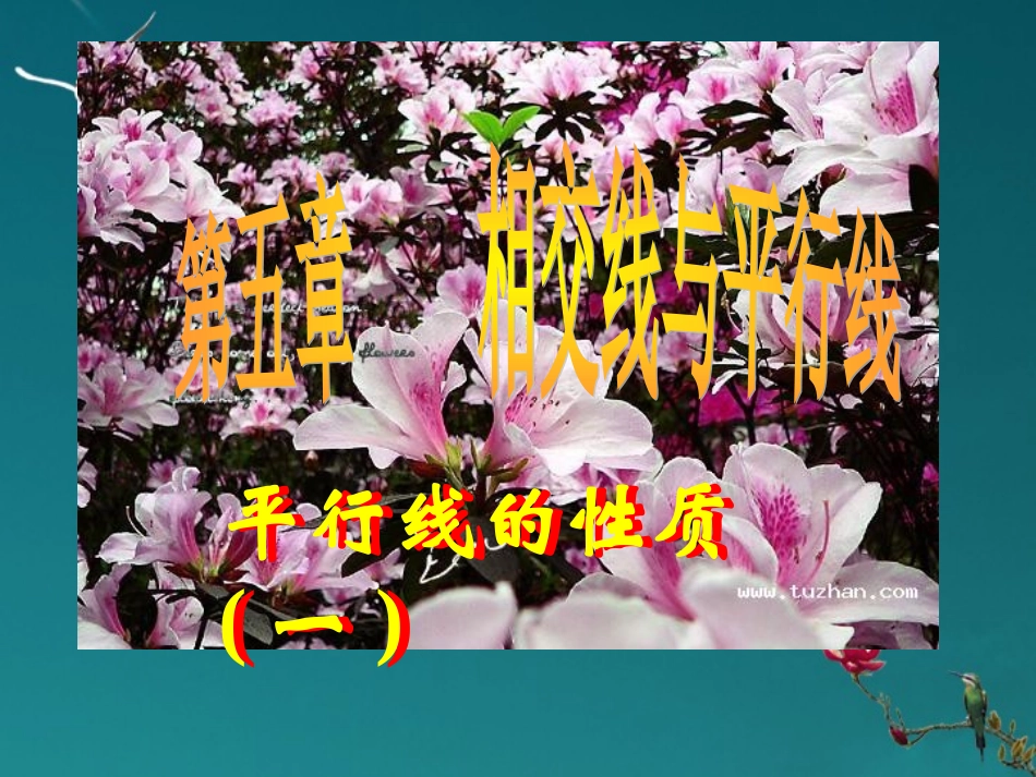 七年级数学下册-平行线的性质(一)-课件-人教新课标版_第1页