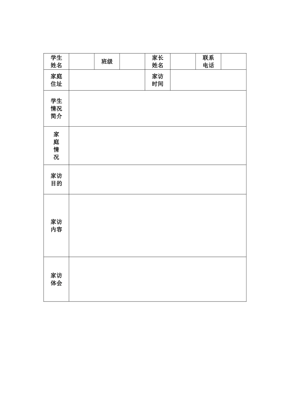 调查问卷及家访情况记录表_第3页