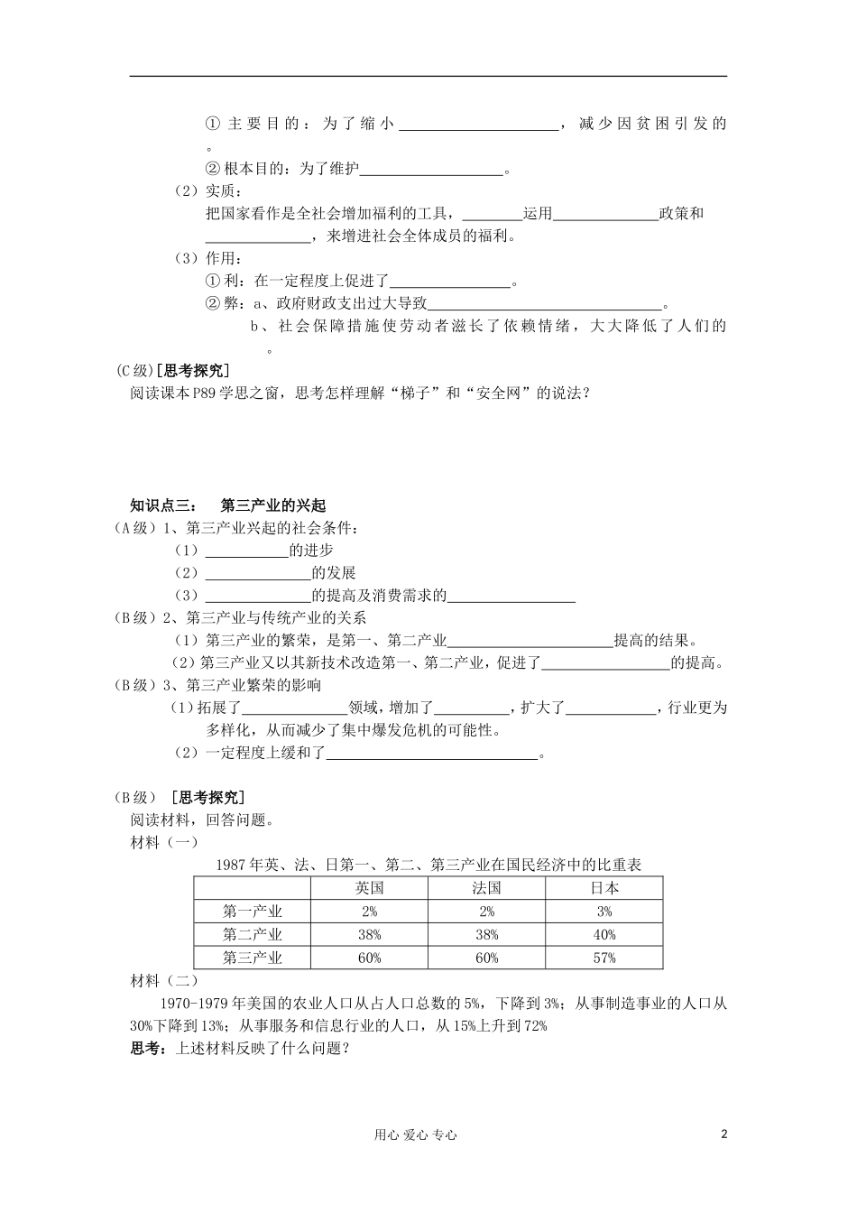 2012高中历史-6.3-战后资本主义的新变化学案-3-新人教版必修2_第2页