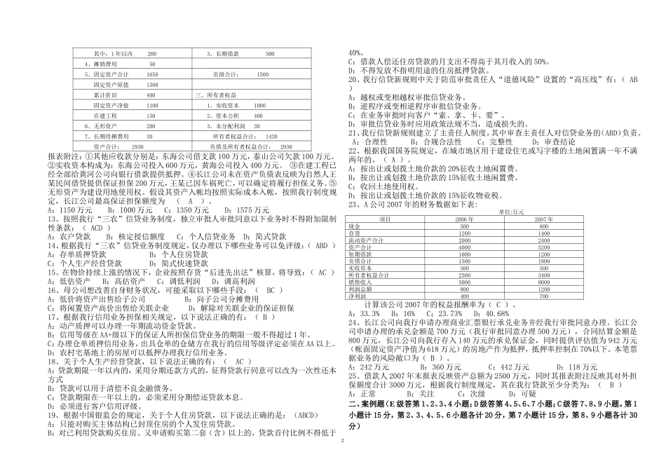独立审批人考试试卷有答案_第2页