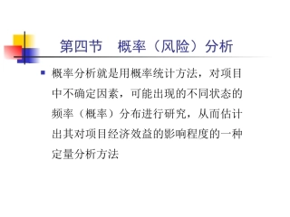 项目评估不确定性分析11.3