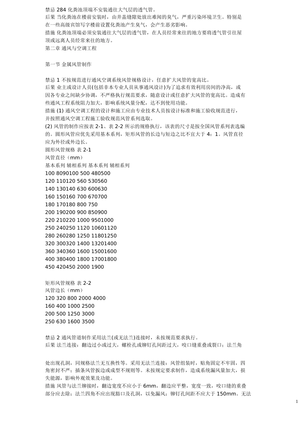 禁忌-284-化粪池顶端不安装通往大气层的透气管_第1页