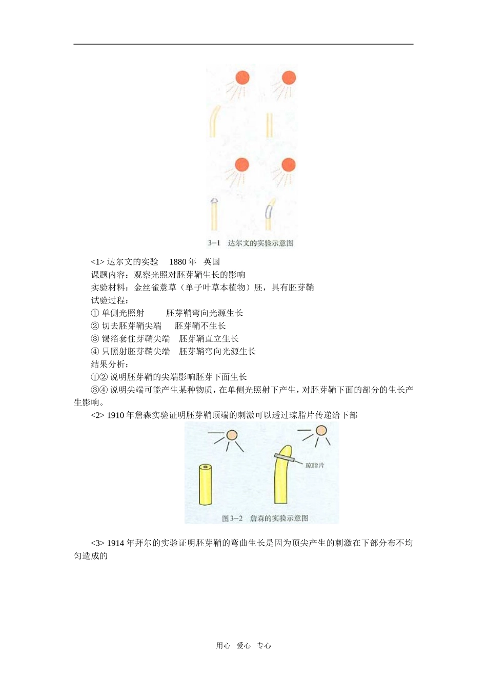 高一生物第三章-植物的激素调节人教实验版知识精讲_第2页