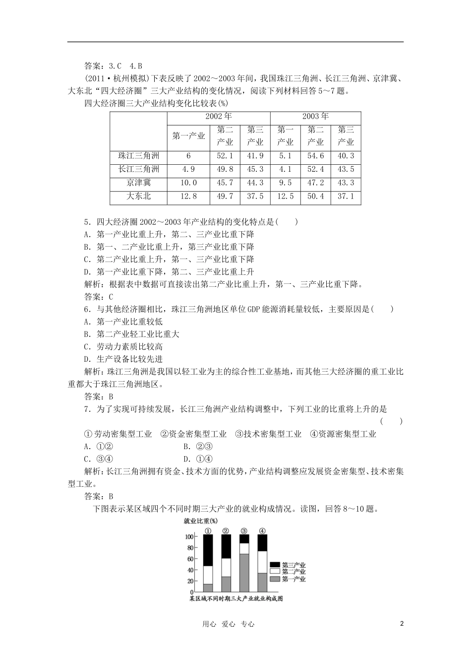 【三维设计】2012届高三地理一轮复习单元卷-第三部分-第十五章-第二讲-限时跟踪检测_第2页