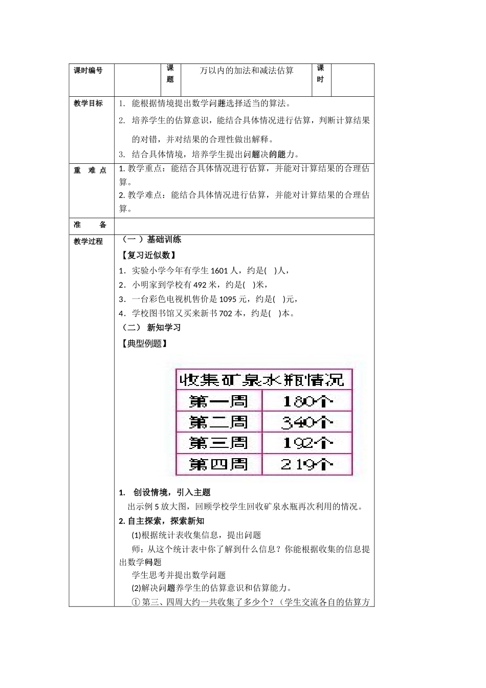 万以内的加法和减法估算_第1页