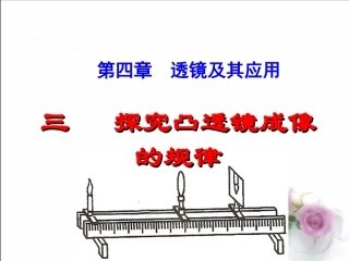 探究凸透镜成像规律flash