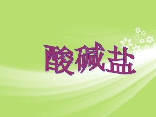 云南省麻栗坡县董干中学九年级化学下册《酸碱盐》复习课课件-新人教版