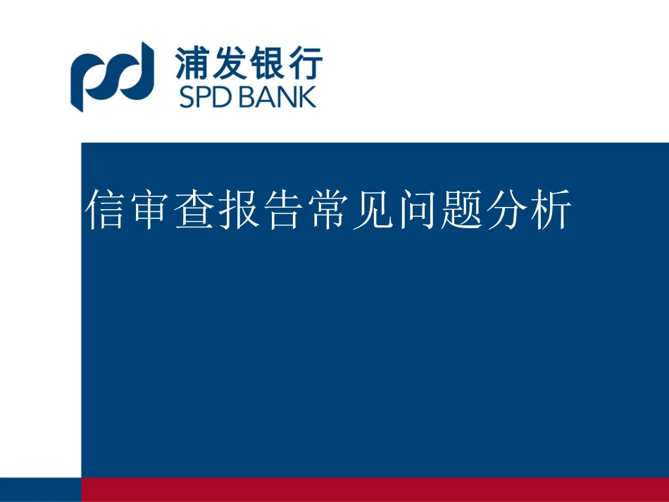 银行授信审查报告常见问题分析_第1页
