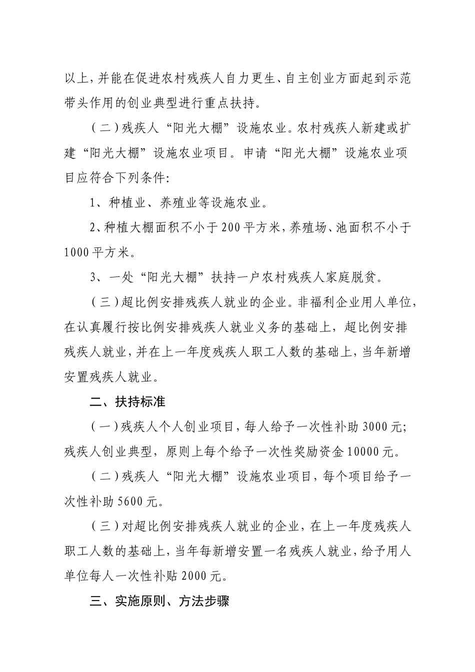 阜南县残疾人创业就业精准扶持实施方案_第2页