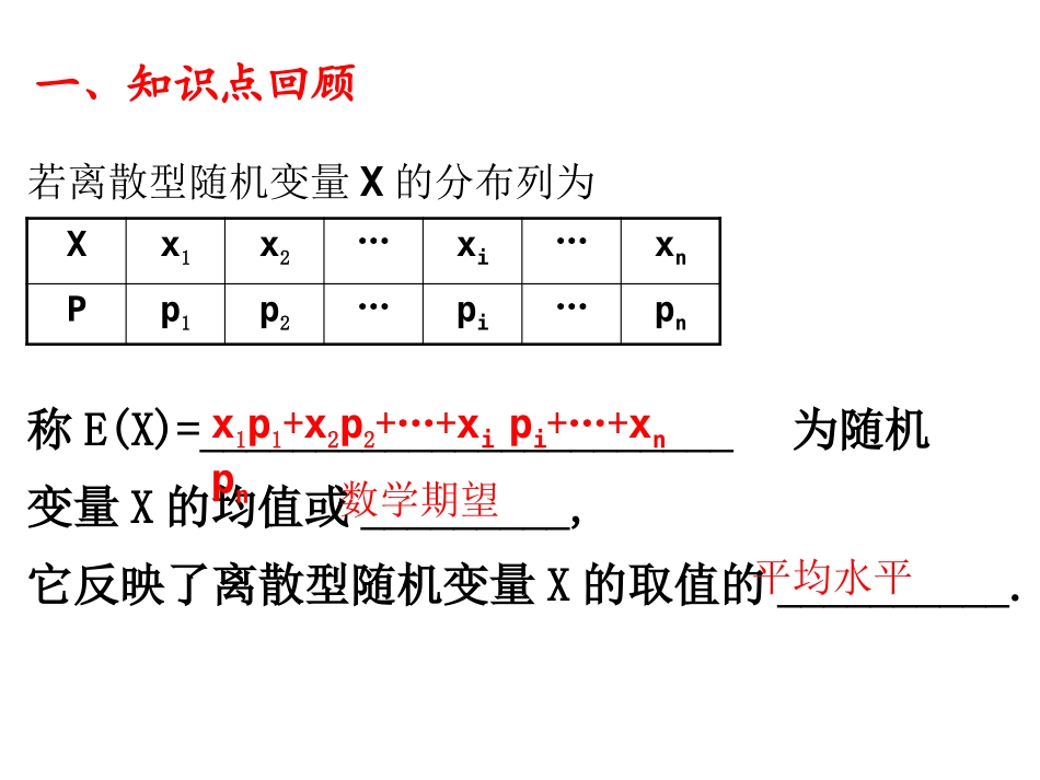 离散型随机变量及其分布列_第2页