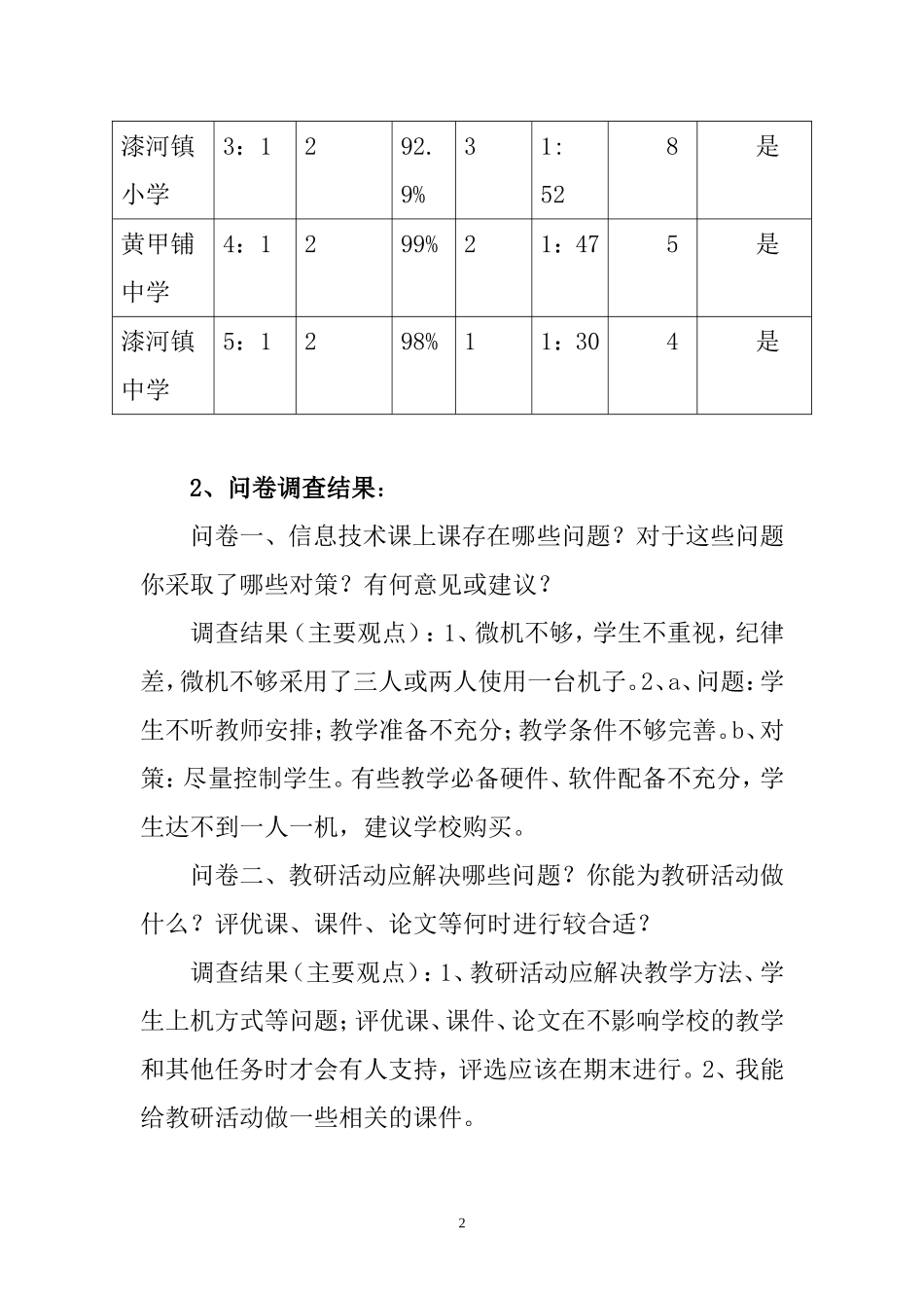 农村中小学信息技术现状调查报告_第3页