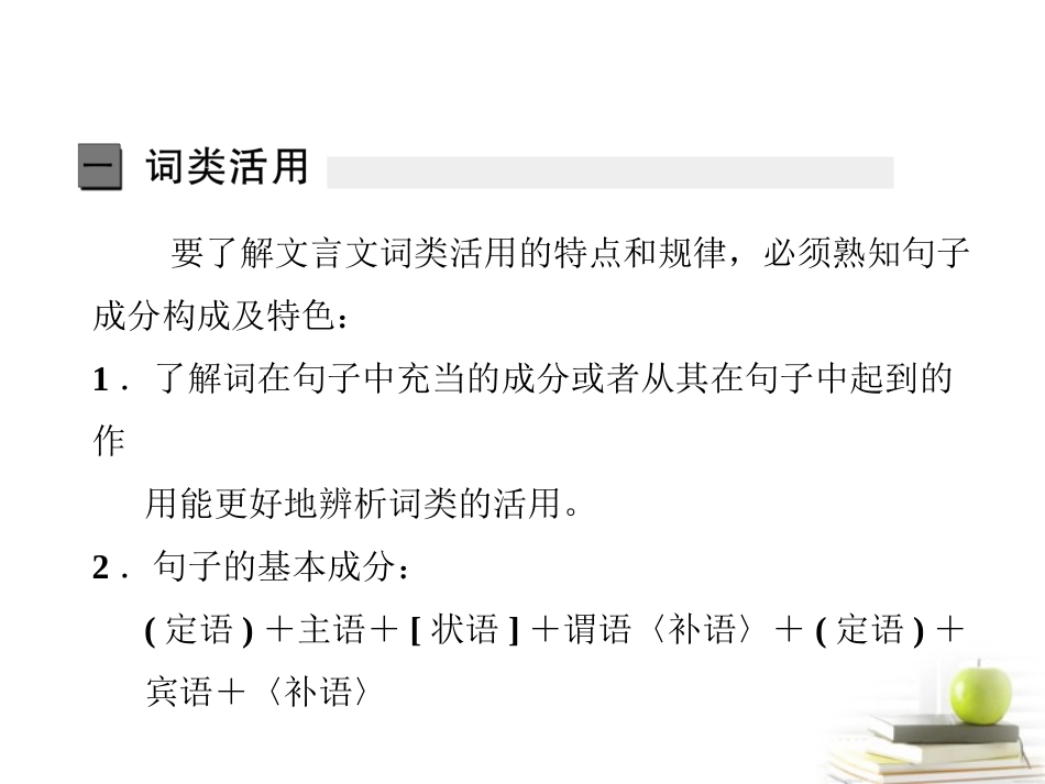 2012届高考语文二轮复习-第二部分专题五第三讲-断句和翻译(2)课件-新人教版_第3页