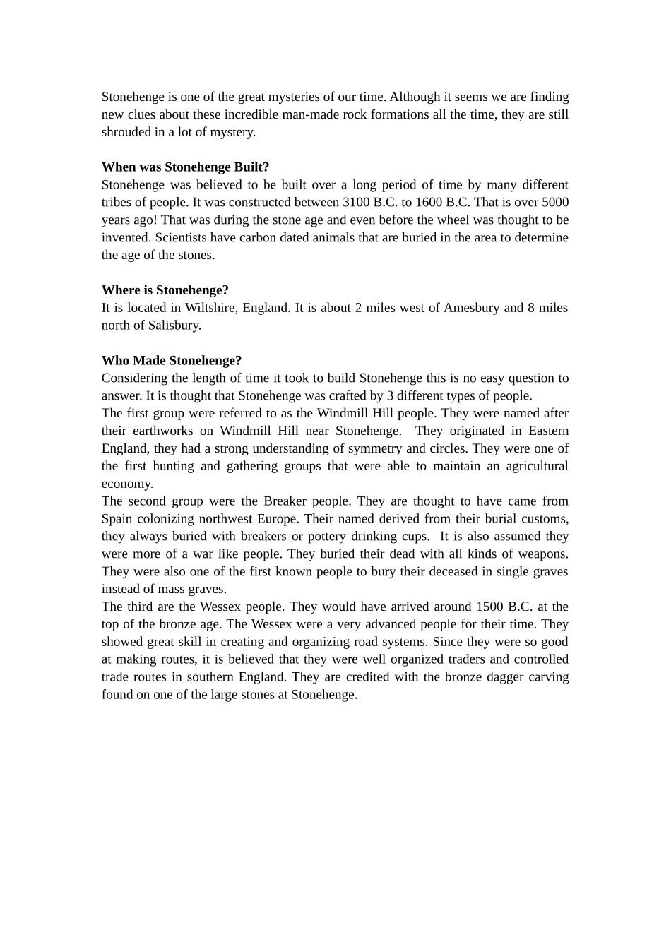 9unit8Interesting-Facts-About-Stonehenge-For-Kids_第1页