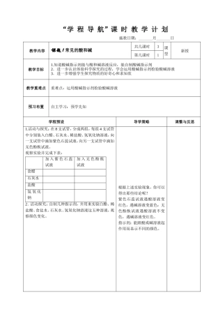 课题1常见的酸和碱1