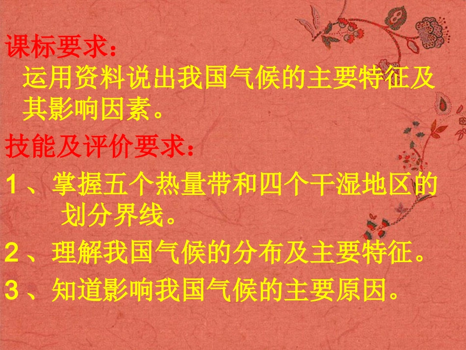 天津市葛沽第三中学八年级地理上册《2.2气候多样季风显著》课件-新人教版_第2页
