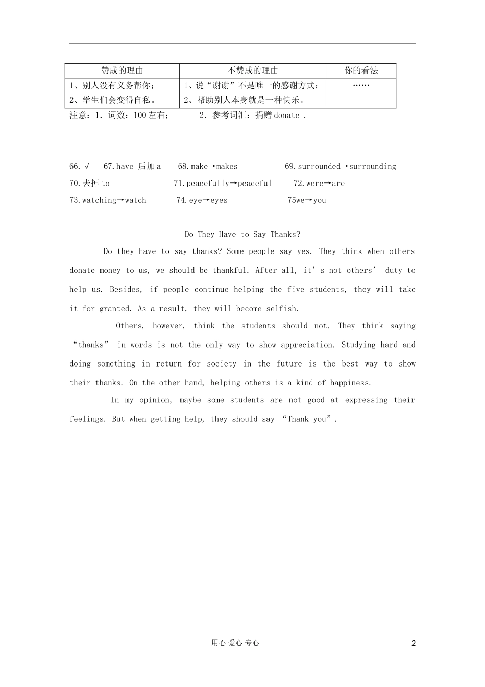 山西省太原市杏岭中学2012届高考英语二轮专题总复习综合资料(29)_第2页
