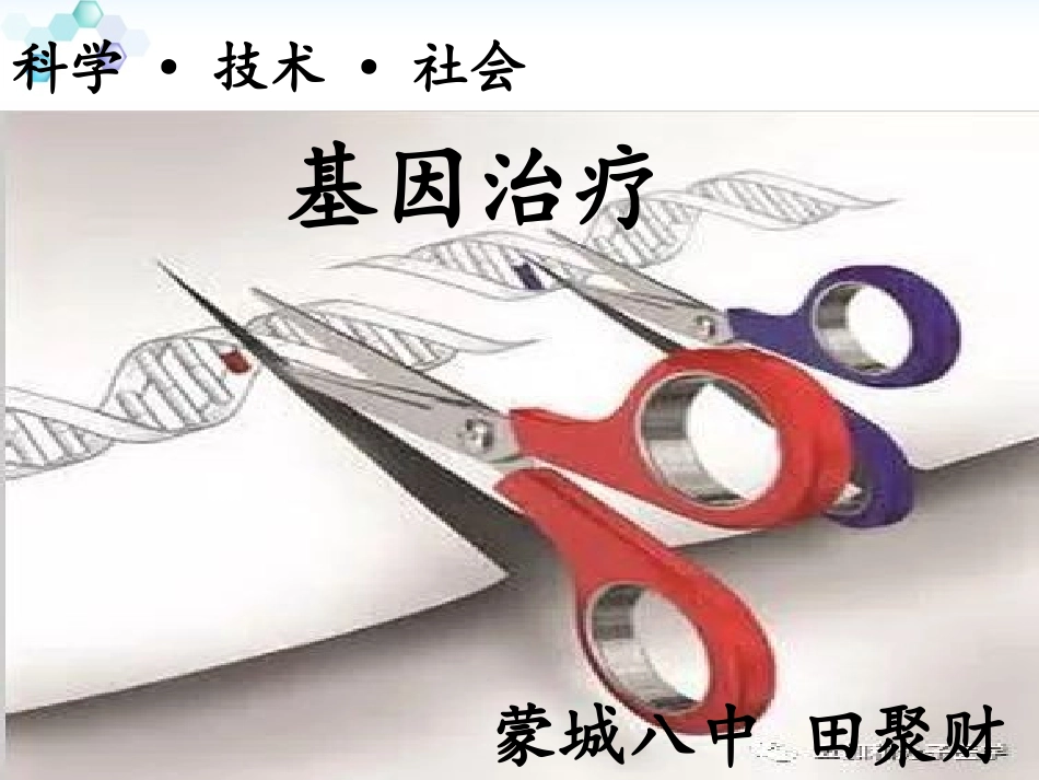 科学·技术·社会-基因治疗-(2)_第1页