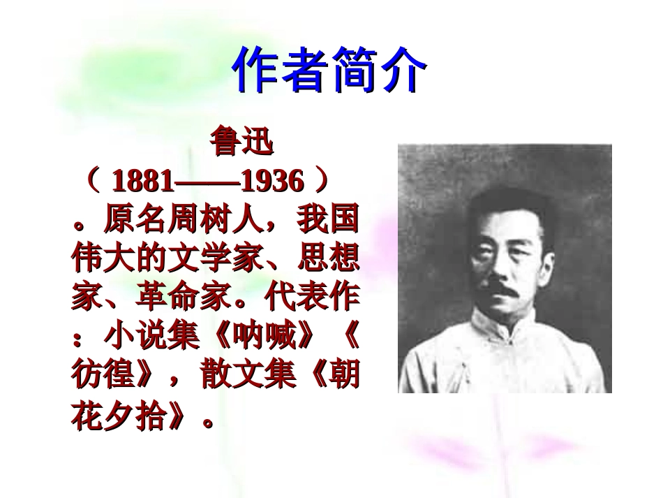 八年级语文上册课件：6《阿长与山海经》_第3页