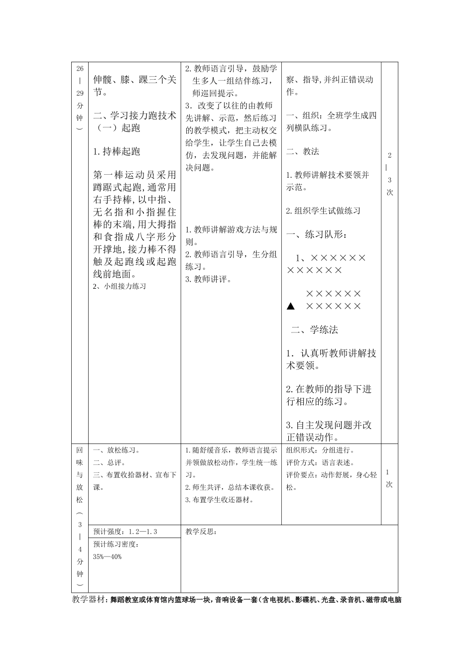 第二章田径《蹲踞式起跑》教学设计_第3页