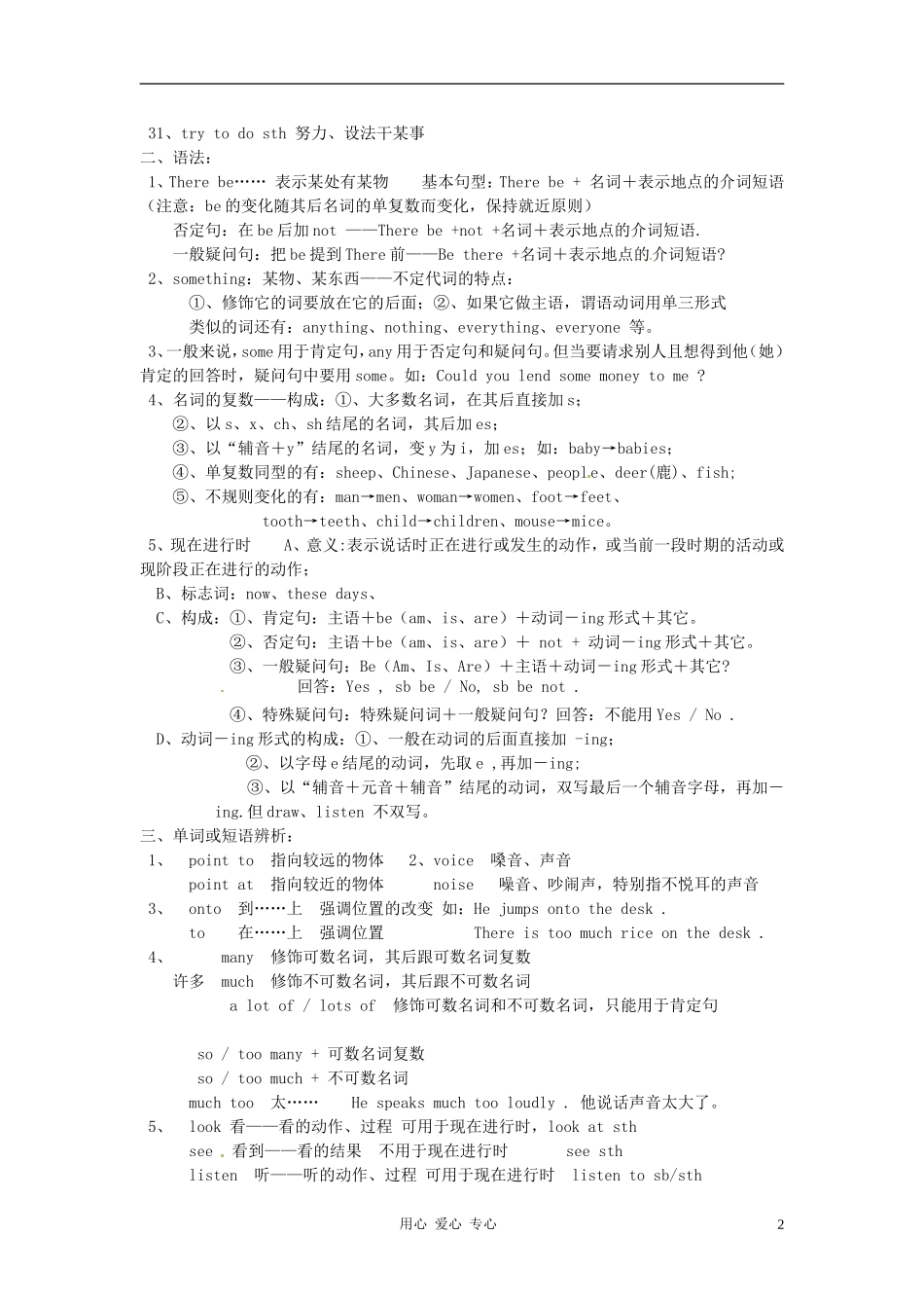 七年级英语下册-Unit-2-On-the-Train单元知识点归纳-冀教版_第2页