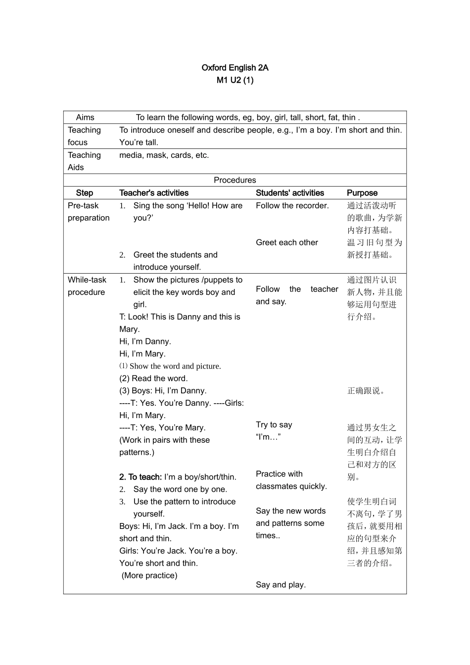 OxfordEnglish2AM1-U2_第1页