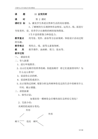 11会变的树档