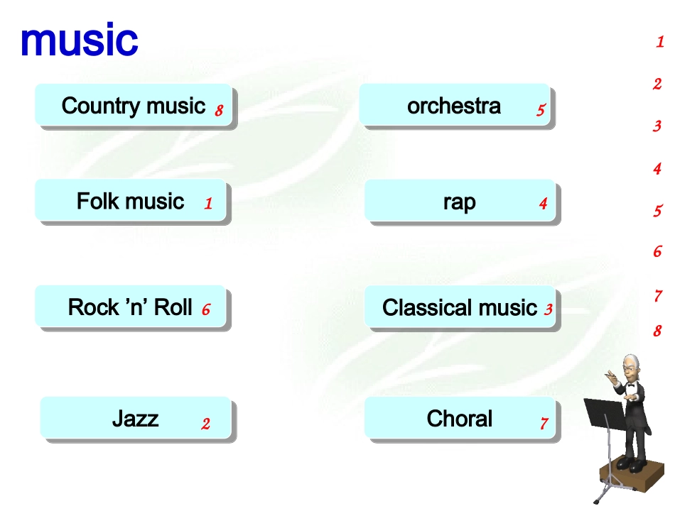 陕西西安市临潼区华清中学高一英语《Unit-5-Music》课件_第2页