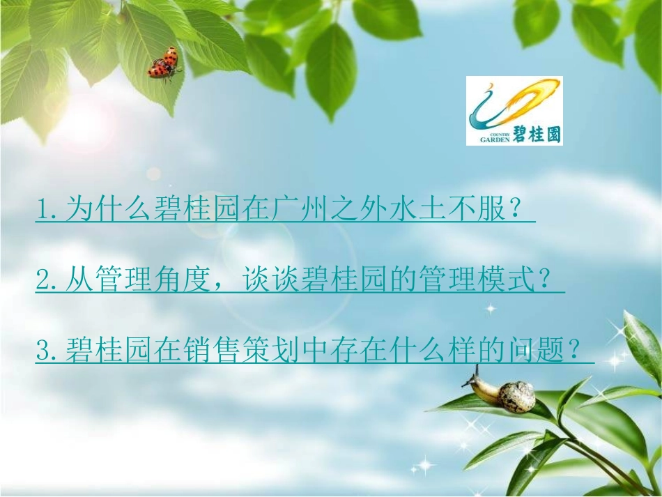 碧桂园-营销策划：“-碧桂园-”-最大的优势就是最大的劣势_第2页