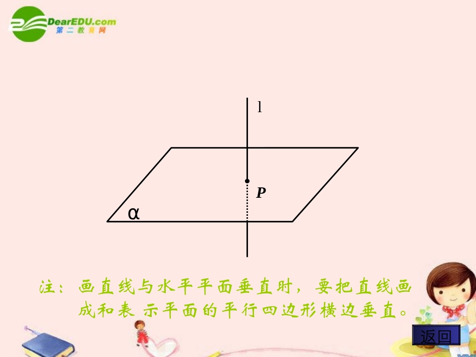 高三数学上册-14.3空间直线与平面的位置关系课件-沪教版_第3页