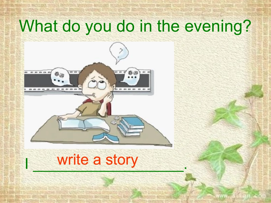 冀教新版英语四年级上册：Lesson11TVandTelephone课件(19ppt)_第3页