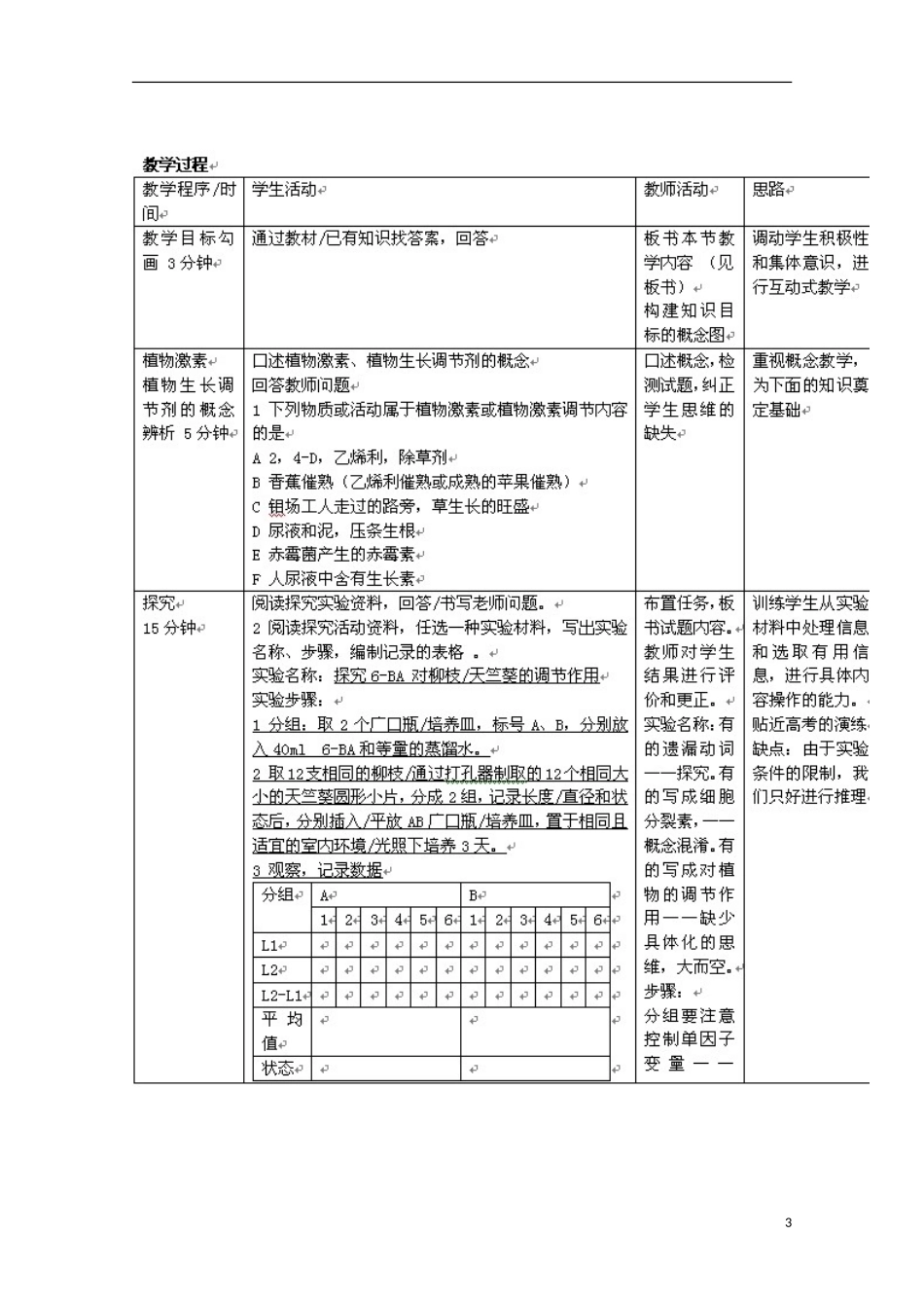 高中生物-1.1.2《植物体内的其他激素》教案-中图版必修3_第3页