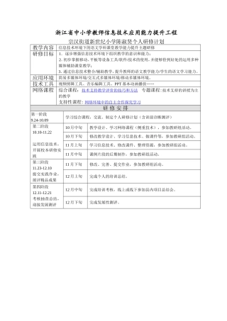 个人研修计划-(2)