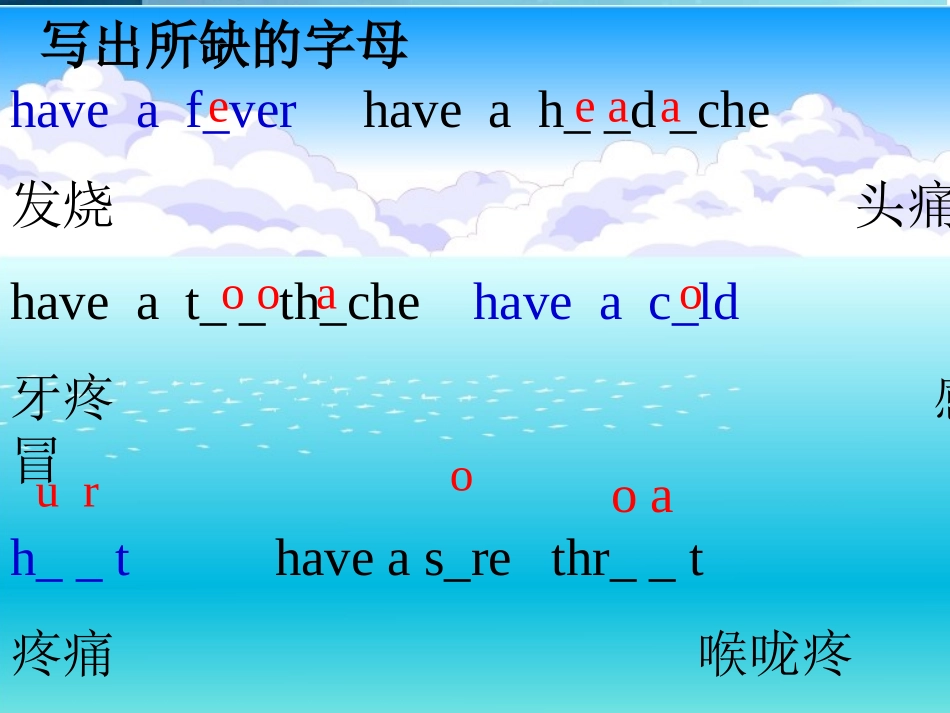 小学英语六年级下册第二单元B部分_第3页