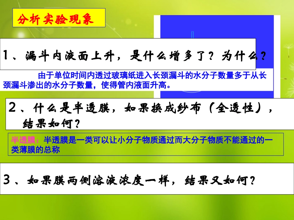 高中生物《第四章-第一节-物质跨膜运输的实例》课件6-新人教版必修1_第3页