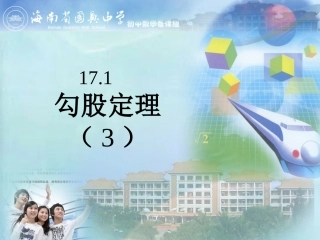 17.1《勾股定理》第3节