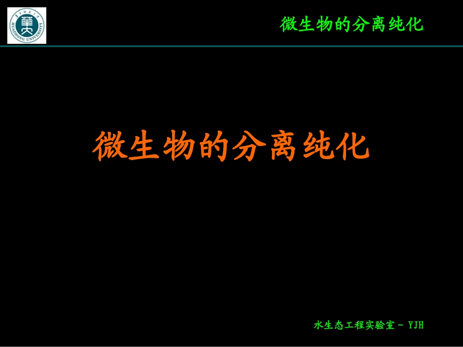 微生物的分离纯化_第1页