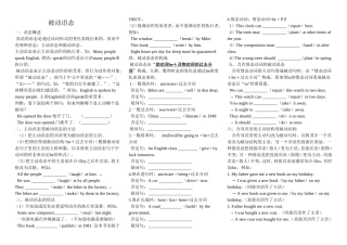 被动语态---用