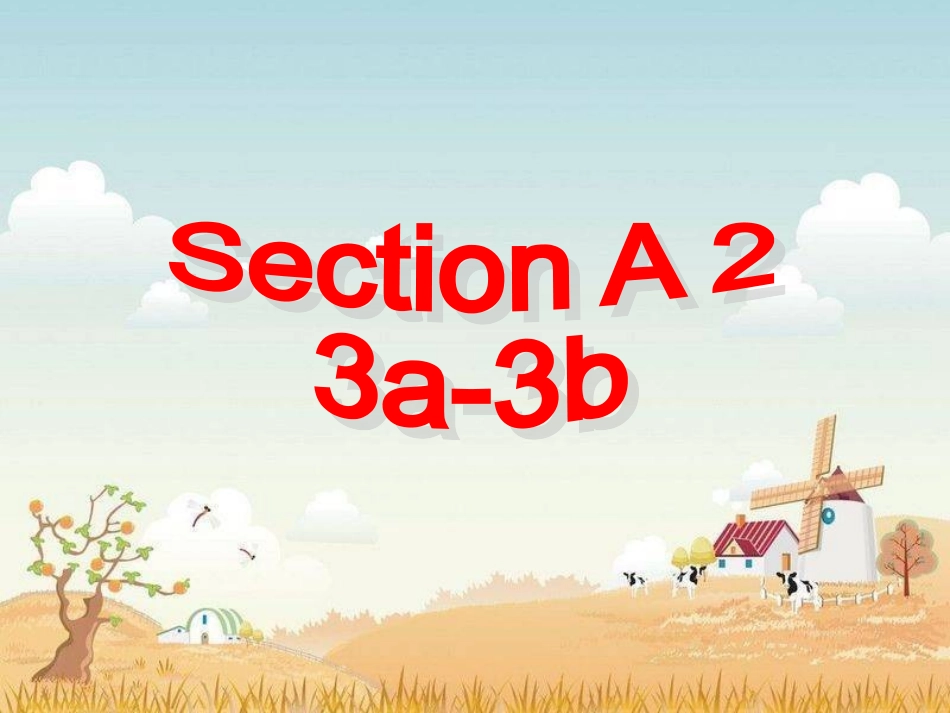 九年级unit1SectionA2_第3页